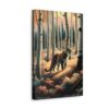 Vintage Style Mountain Lion Canvas