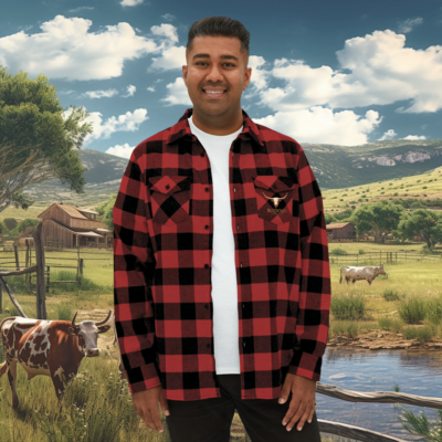 Ruidoso New Mexico Longhorn Flannel Shirts