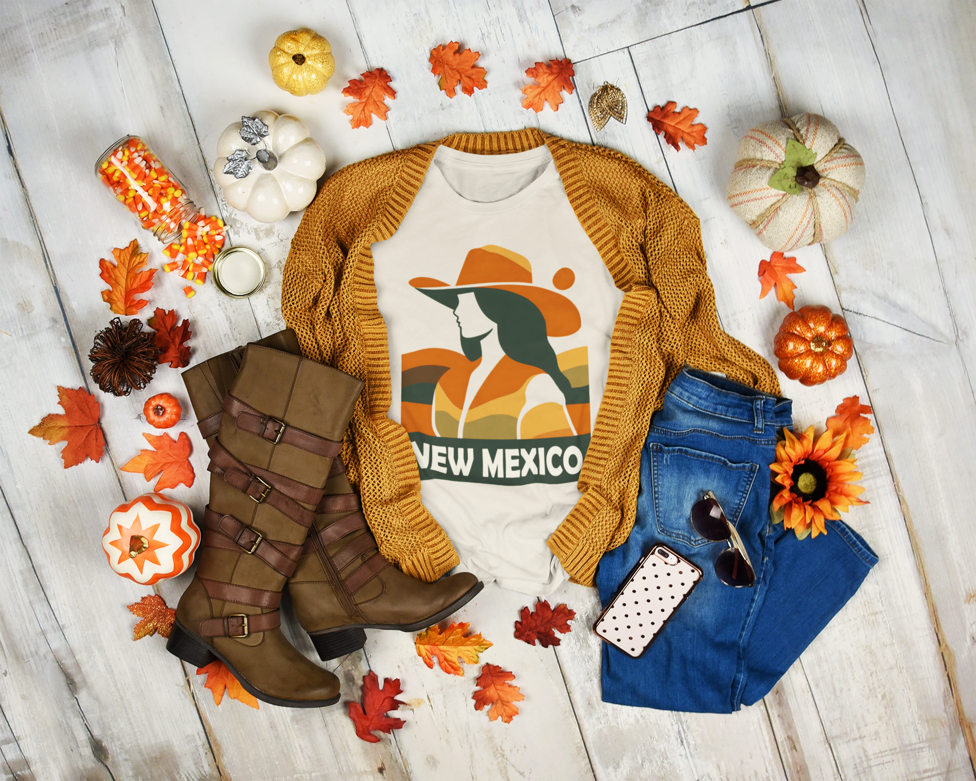 Vintage New Mexico Cowgirl Shirt